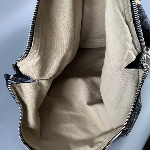 DRIES VAN NOTEN Black Cream Paisley Canvas Tote Handbag - Picture 6 of 9